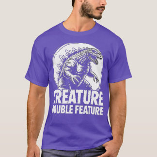 Creature Double Feature WLVI Boston Retro (2) T-shirt