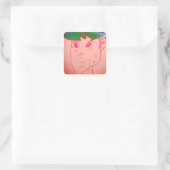 Creature Features Animation Square Stickers (Sac)