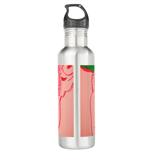 Creature Features Animation Water Bottle Waterfles (Achterkant)