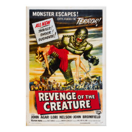 Creature Horror Monster Movie Poster Perfect Poster