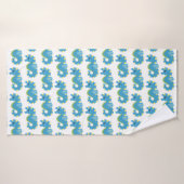 Créature marine mignonne - Hippocampe (Serviette de bain)