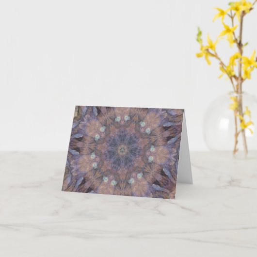 Créature mystique, carte de note de la terre (Fleur jaune)