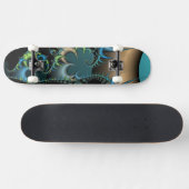 Creature profonde de l'espace Fractal skateboard (Horz)