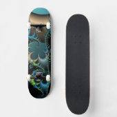 Creature profonde de l'espace Fractal skateboard (Recto)