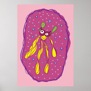 Créature rêveuse Poster pour chambre d'enfants
