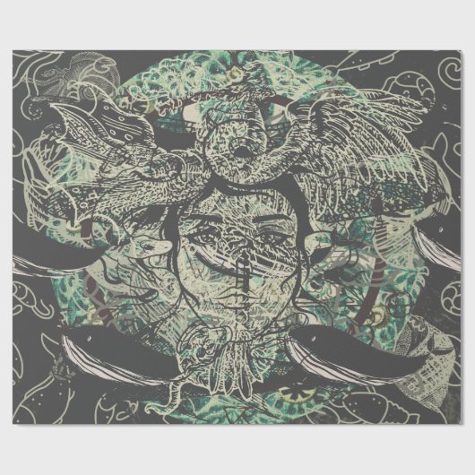 Creatures Cadeaupapier (Vlak)