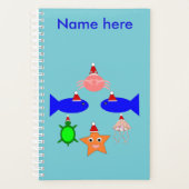 Créatures de la mer de Noël personnalisées (Devant)