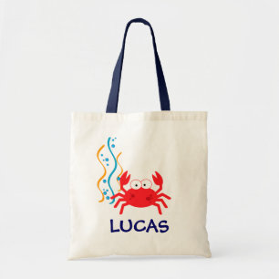 Créatures de mer de CRABE sous le sac fourre-tout