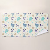 Créatures de mer Pastel - Design de serviettes de (Serviette de bain)