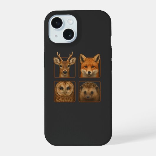 Créatures des Bois Animaux de la Forêt Cerf Renard (Verso)