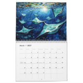 Créatures océaniques à l'huile – Calendrier (Mar 2027)