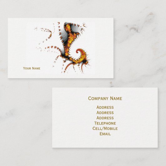 CREATURES VISITEKAARTJE (Voorkant / Achterkant)