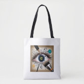Creavista: Abstract oog & Artistic Symbols Design Draagtas (Voorkant)