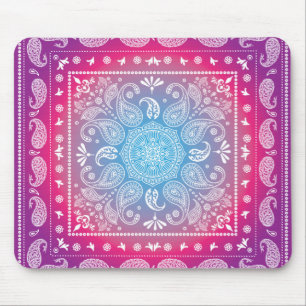 CRed Blue Burst Mousepad Muismat