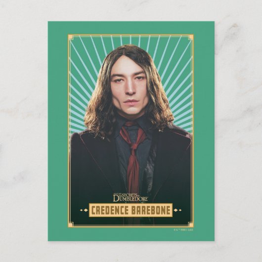 Credence Barebone Character Graphic Briefkaart (Voorkant)