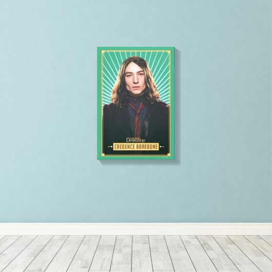 Credence Barebone Character Graphic Canvas Afdruk (Insitu (Houten vloer))