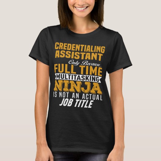 Credentials assistent t-shirt (Voorkant)