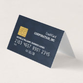 Credit Card | Geruite Achtergrond Visitekaartjes (Voorkant)