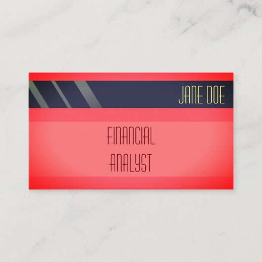 "Credit Card Style Visitekaartje No.16" (Voorkant)