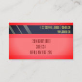 "Credit Card Style Visitekaartje No.16" (Achterkant)