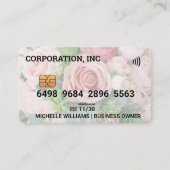 Crédit | Carte de débit | Arrangement de fleurs (Devant)