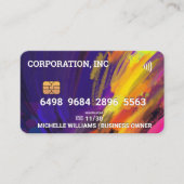 Crédit | Carte de débit | Artiste créatif (Devant)