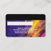 Crédit | Carte de débit | Artiste créatif (Dos)