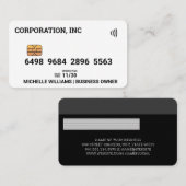 Crédit | Carte de débit | BLANCHE (Devant / Derrière)