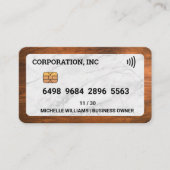 Crédit | Carte de débit | Marbre et bois (Devant)