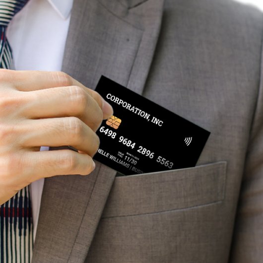 Crédit | Carte de débit | Noir