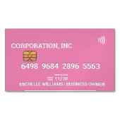 Crédit | Carte de débit | Rose (devant)