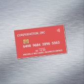 Crédit | Carte de débit | Rouge (In Situ)