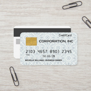 Credit Debit Card Moderne patronen Visitekaartje