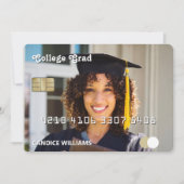 Credit Kaart Foto Afstuderen (Voorkant)