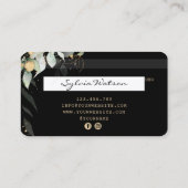 Credit Kaart Styled Greenery Floral Visitekaartje (Achterkant)