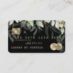 Credit Kaart Styled Greenery Floral Visitekaartje