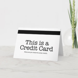 Creditcard Bedankkaart