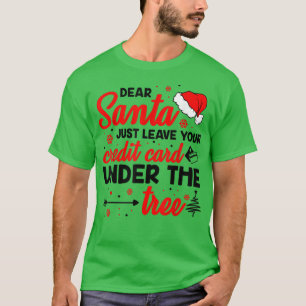 Creditcard Cadeau Joke Humor Funny Smart Idea Ch T-shirt
