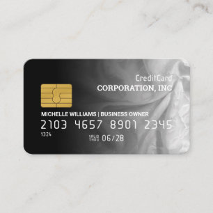 Creditcard   Elegante Stof Gradiënt Visitekaartje