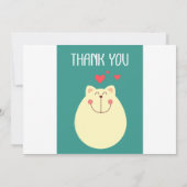 Creditcard Hartelijk dank Bedankkaart (Achterkant)