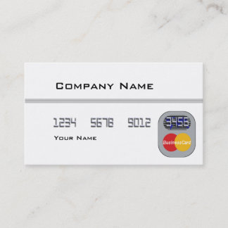 Creditcard (leeg) visitekaartje