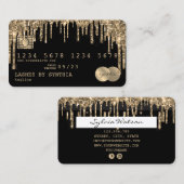 Creditcard styling Driving Gold Visitekaartje (Voorkant / Achterkant)