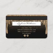 Creditcard styling Driving Gold Visitekaartje (Achterkant)