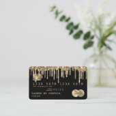 Creditcard styling Driving Gold Visitekaartje (Staand voorkant)