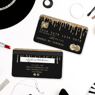 Creditcard styling Driving Gold Visitekaartje