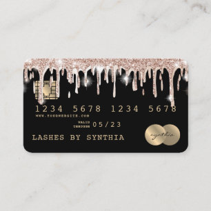 Creditcard styling Driving Gold Visitekaartje