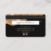 Creditcard styling Driving Gold Visitekaartje (Achterkant)