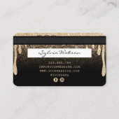 Creditcard styling Driving Gold Visitekaartje (Achterkant)