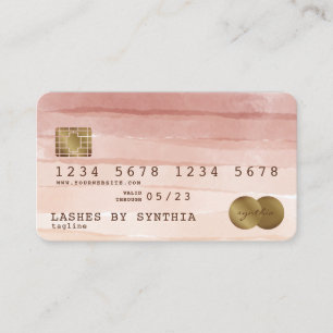 Creditcard styreen driftig Gold-dusty-roos Visitekaartje