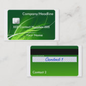 Creditcard Visitekaartje (Voorkant / Achterkant)